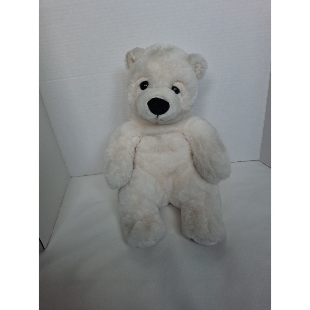 Aurora Off White Polar Bear Plush Soft Toy Stuffed Animal 14"